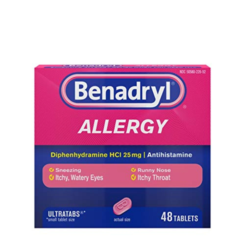 Benadryl Ultratabs Antihistamine Allergy